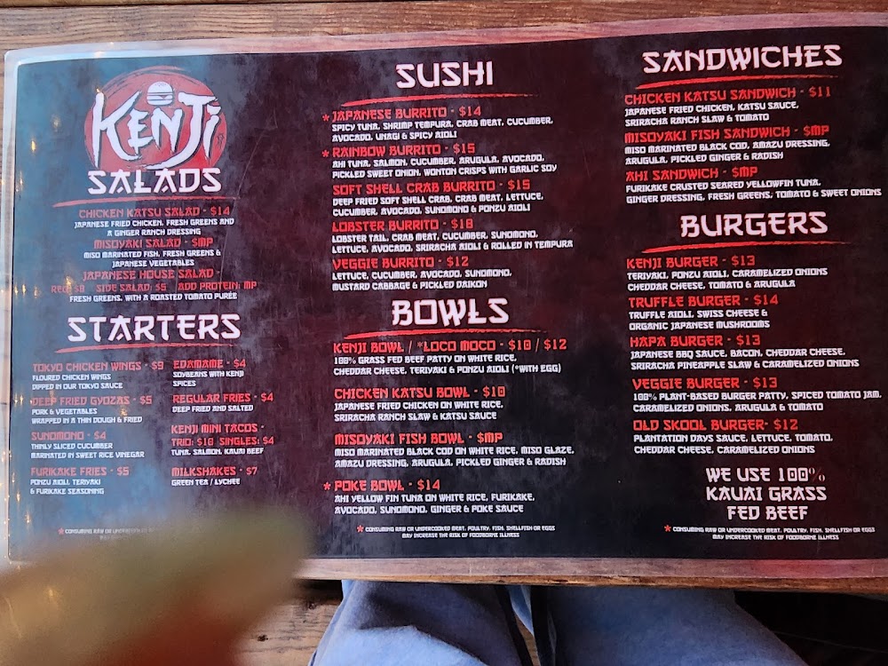 kenji burger kapaa